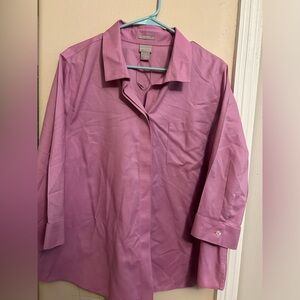 Pink Button-Up Shirt